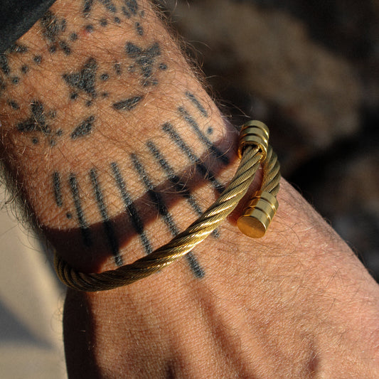 Gold Cuff Bracelet 